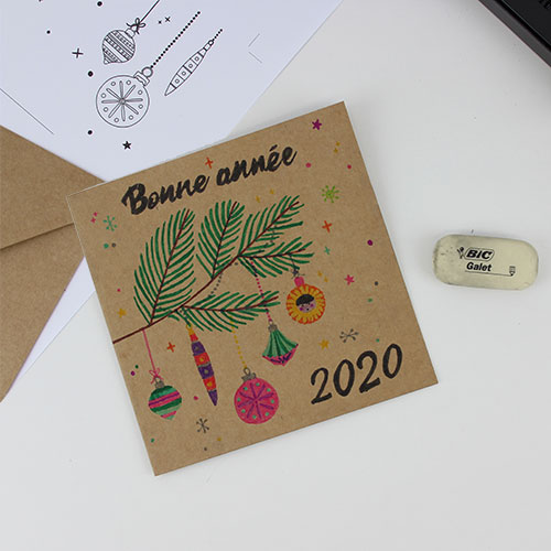 Tuto Carte de Voeux 7